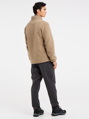PROTEST Fleece jas 'PRTTAVE' in Bruin