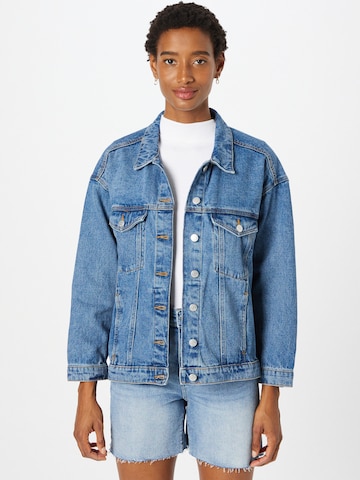 Veste mi-saison Monki en bleu : devant