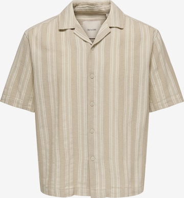 smėlio Only & Sons Marškiniai 'ONSWalker': priekis