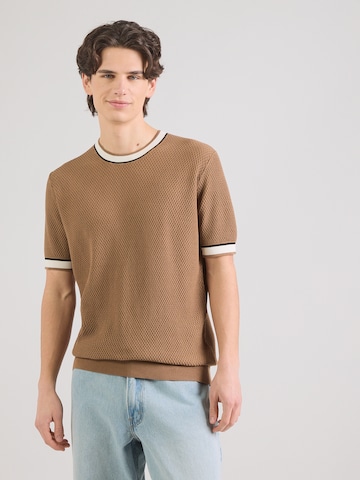 Karl Lagerfeld Sweater in Brown: front