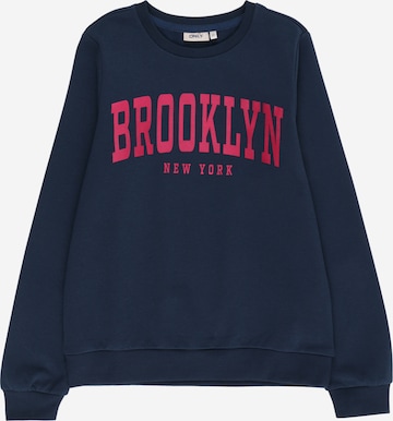 KIDS ONLY Sweatshirt 'SANNE' in Blau: predná strana