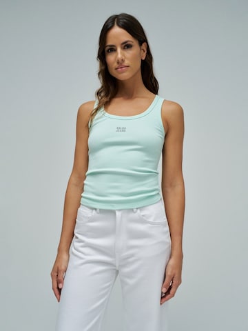 Haut Salsa Jeans en bleu : devant