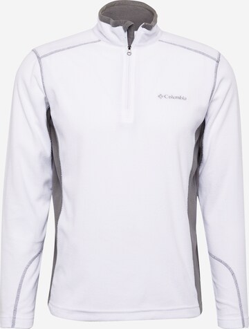 COLUMBIA Спортен пуловер 'Klamath Range™ II' в бяло: отпред