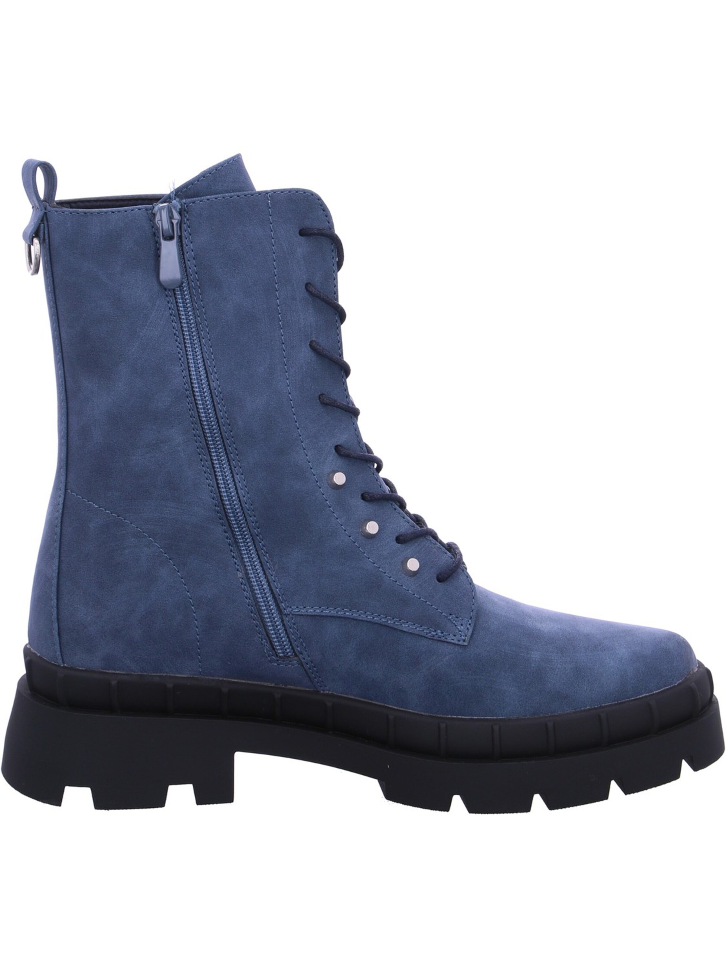 Laufsteg München Schnürstiefel‌‌‌‌‌‌‌‌‌ in Blau