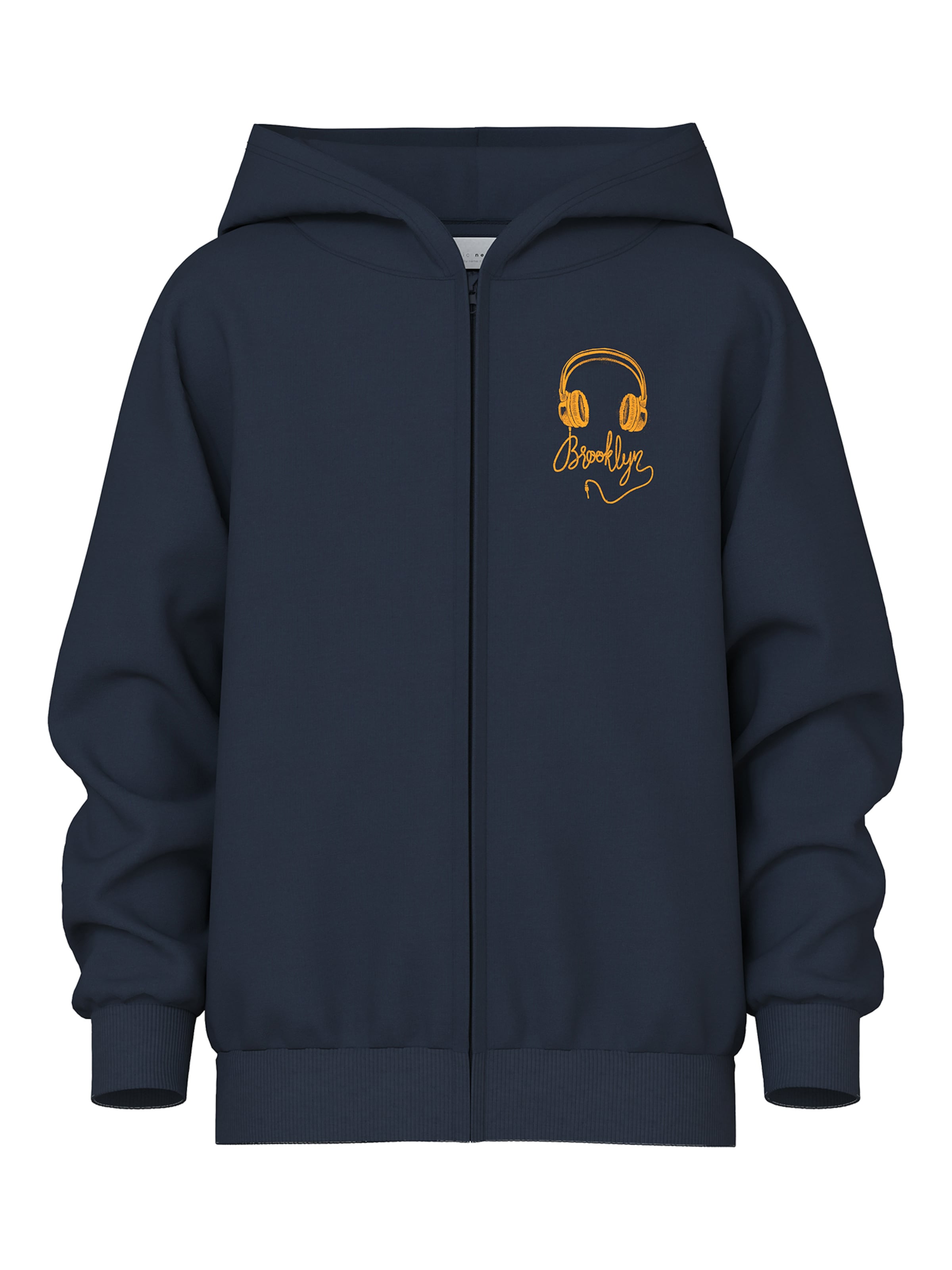 NAME IT Кофта на молнии 'NKMVOLTINUS' в Синий: спереди