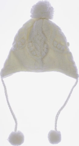 HALLHUBER Hut oder Mütze One Size in Weiß: Vorderseite