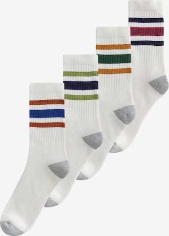 Next Socken in Weiß: Vorderseite