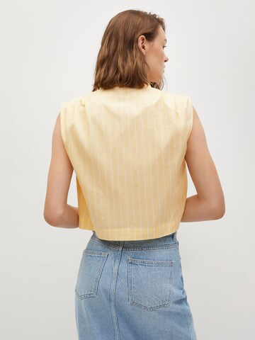 Camicia da donna 'RITA' di MANGO in giallo