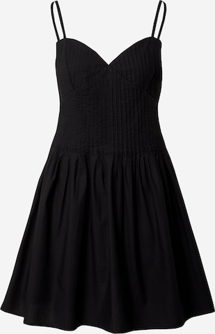 TOPSHOP Letnia sukienka w kolorze czarny: przód