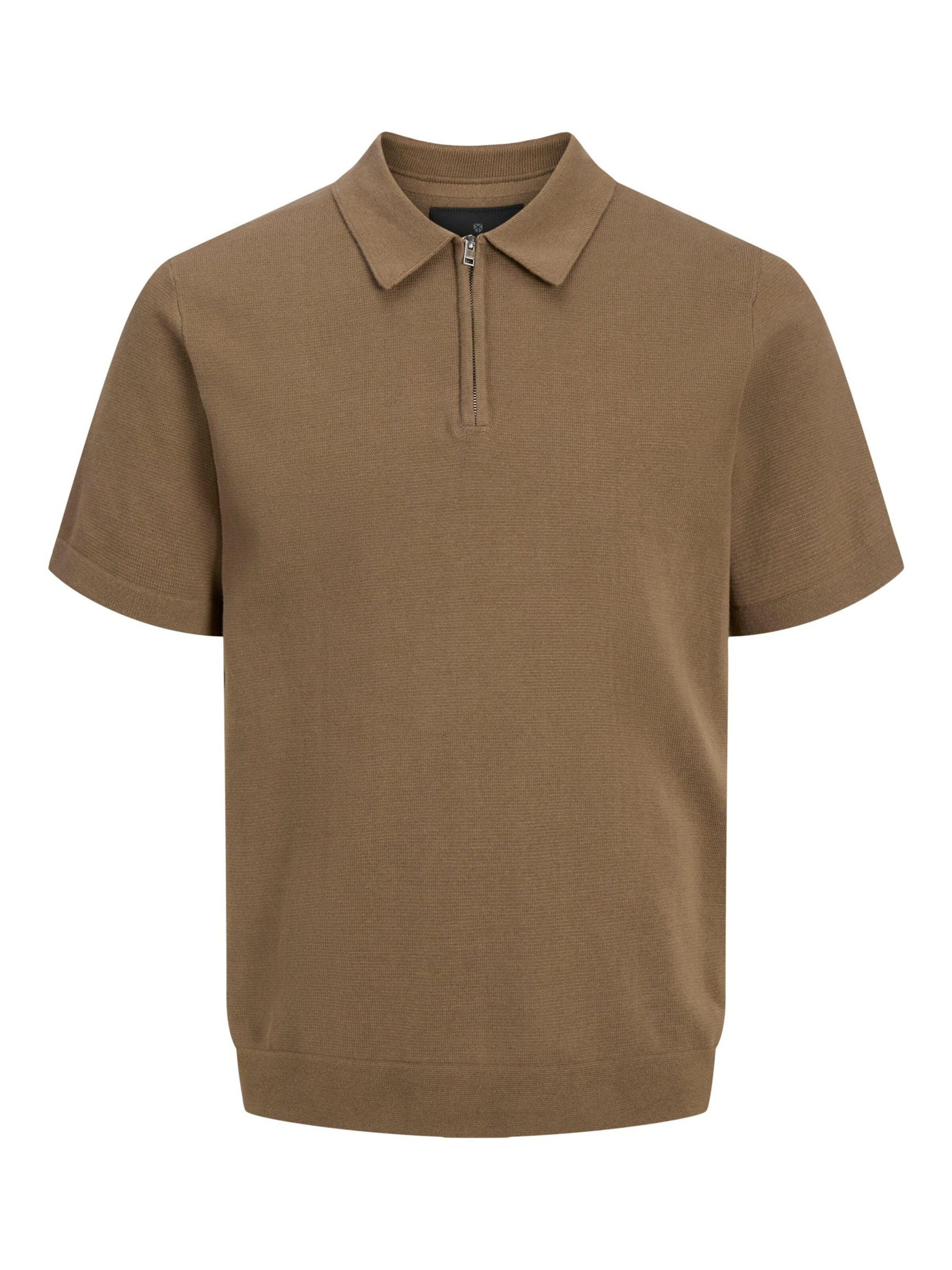 JACK &amp; JONES Poloshirt in Braun: Vorderseite