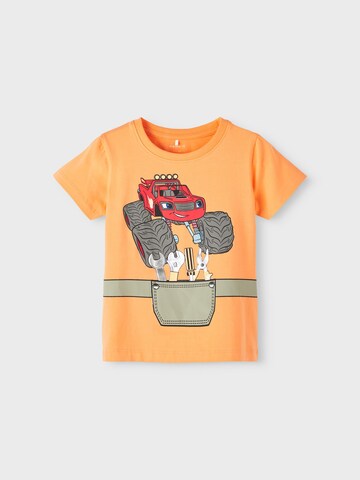 NAME IT T-shirt 'Malaga' i orange