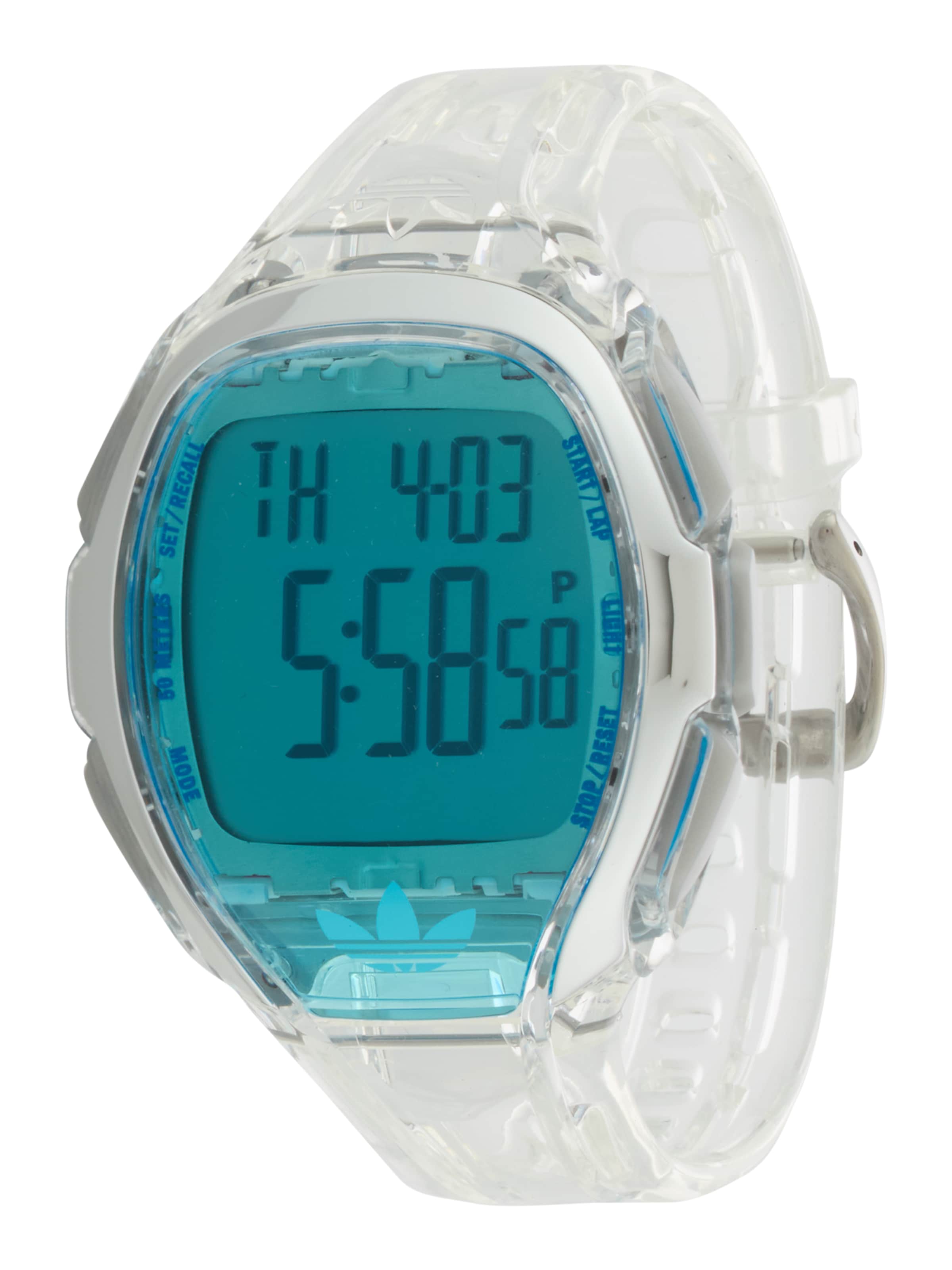 ADIDAS ORIGINALS Digitaal horloge 'ATHLETICS ONE' in Transparant: voorkant