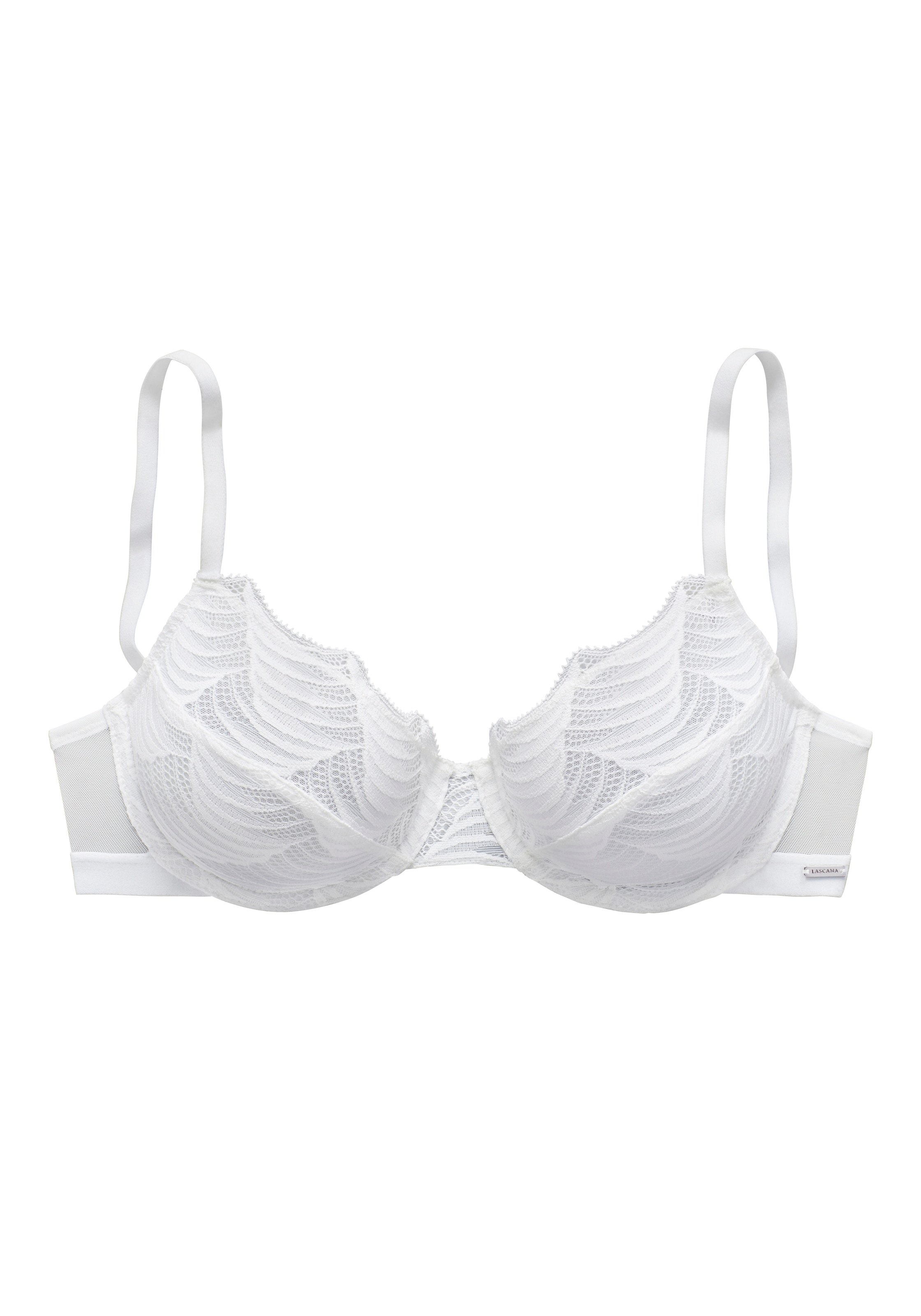 LASCANA T-shirt Bra in White: front