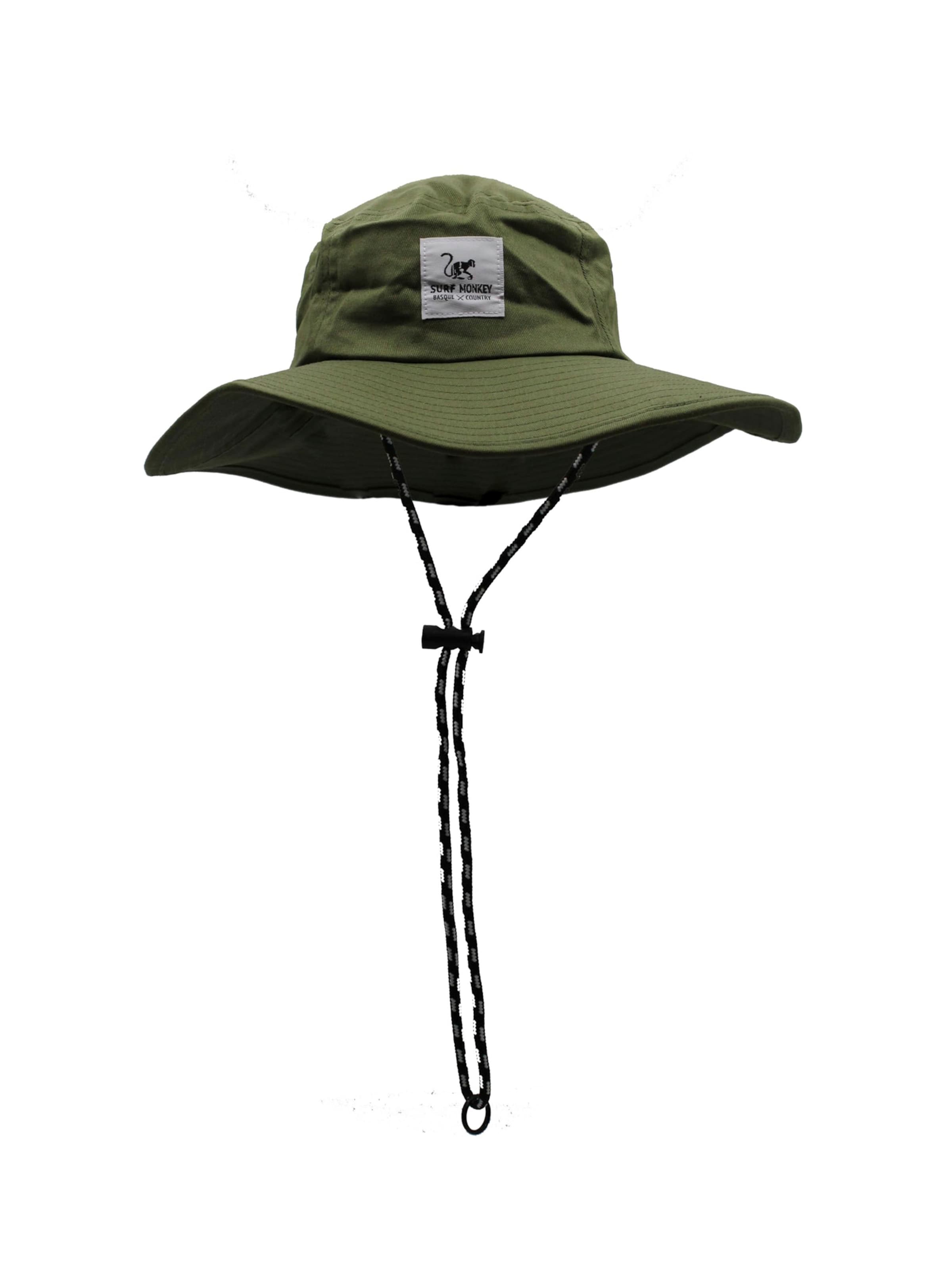 Chapeaux de sports Surf Monkey en vert : devant