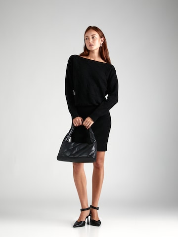 GUESS Knitted dress 'ELODIE' in Black