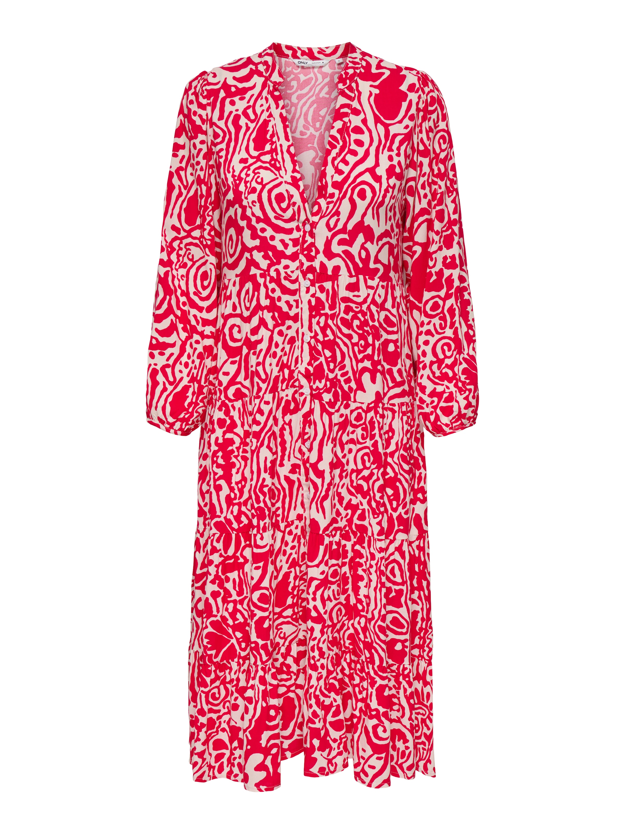 ONLY Μπλουζοφόρεμα 'MILANA' σε κόκκινο: μπροστά