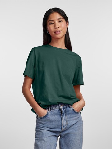 PIECES Shirt 'RIA' in Groen: voorkant