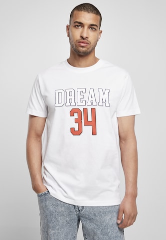 MT Men T-Shirt 'Dream 34' in Weiß: predná strana