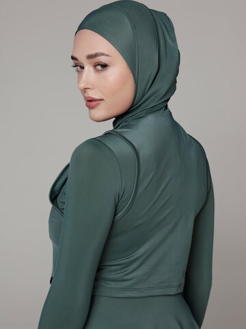 Invisible Maillot de bain 'Hijab' SIYA Swimwear en bleu