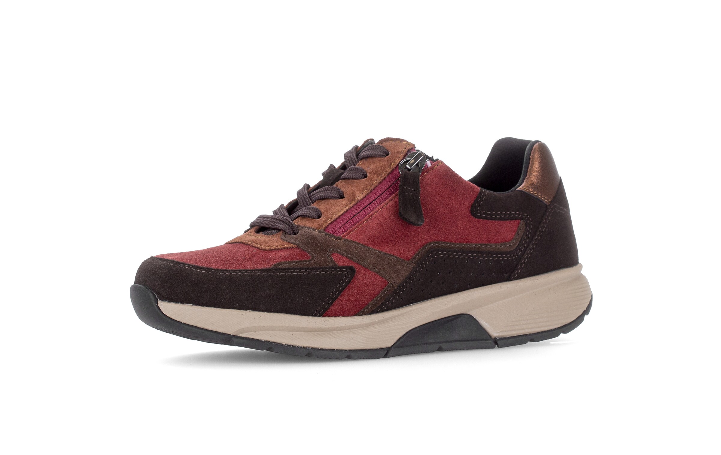 GABOR Sneakers 'Rollingsoft' in Red: front