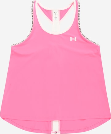 UNDER ARMOUR - Top deportivo en rosa: frente