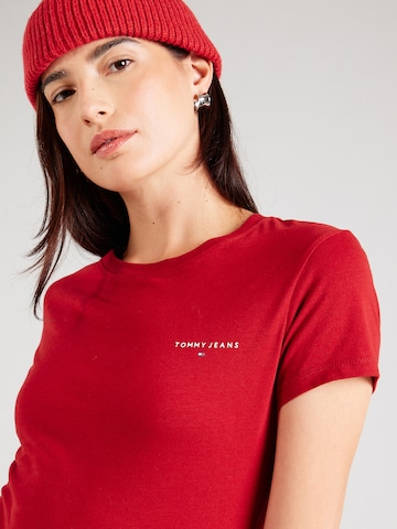 Tommy Jeans Тениска в червено