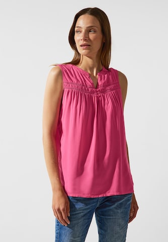 STREET ONE Blouse in Roze: voorkant