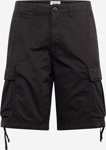 Regular Pantalon cargo 'Cole Tucker' JACK & JONES en noir : devant