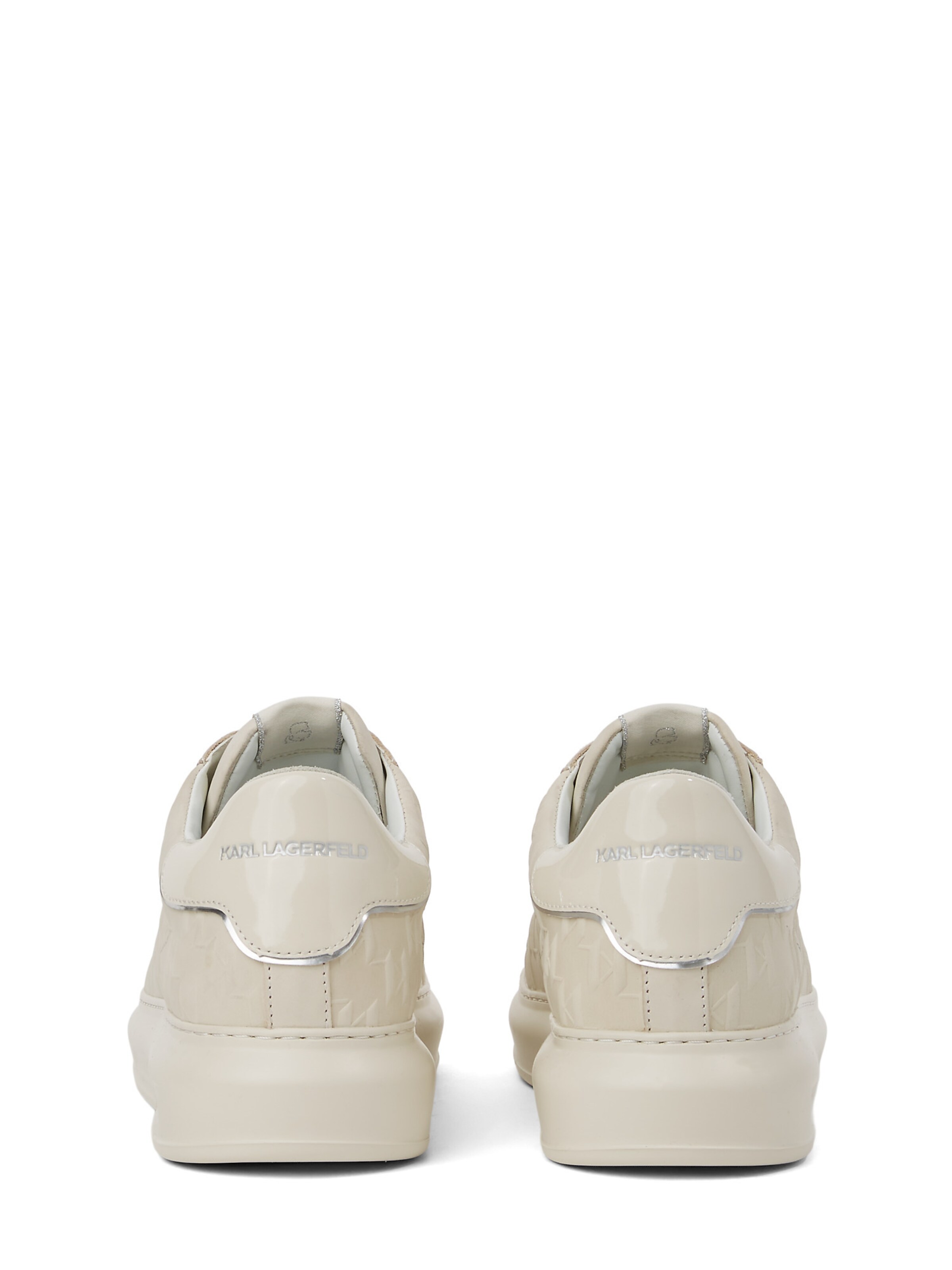 Karl Lagerfeld - Zapatillas deportivas bajas 'Monogram Kapri' en blanco