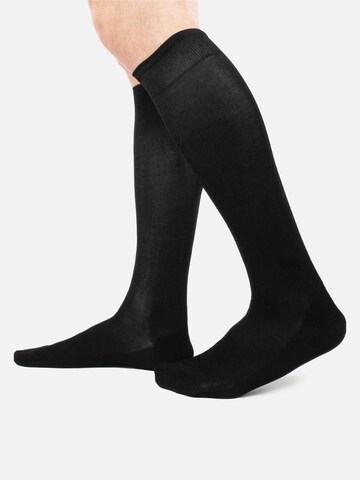 Gambaletto 'Calze Lunghe 6 Paia in cotone Tactel traspiranti' di Ciocca in nero