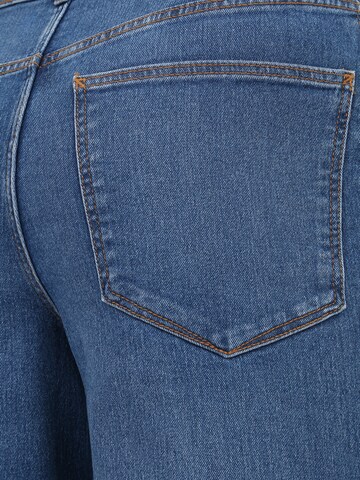 Pieces Petite Bootcut Jeans 'Peggy' in Blau