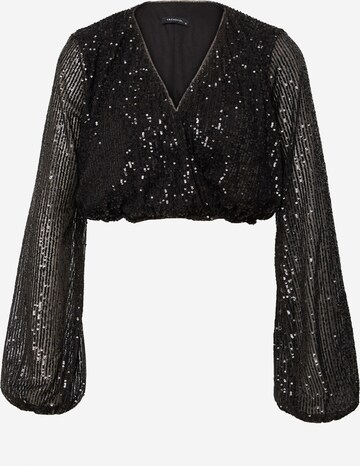 Trendyol Blouse in Zwart: voorkant