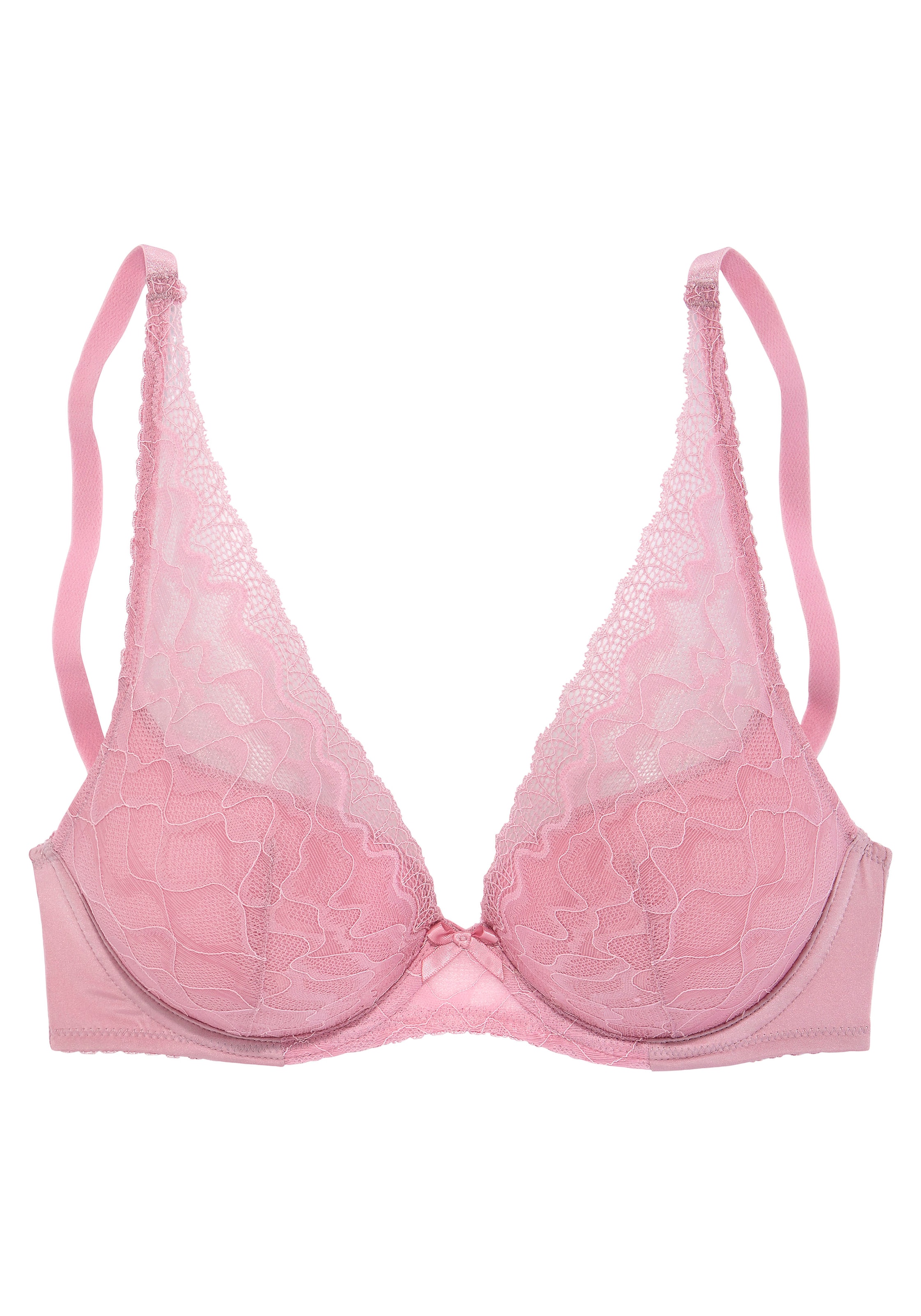 Sutien de tricou Sutien de la LASCANA pe roz: față