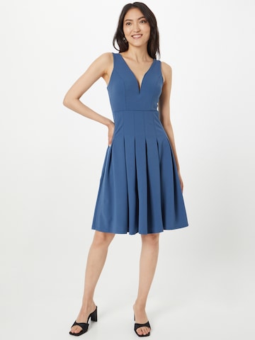 WAL G. Φόρεμα κοκτέιλ 'ELSA' σε μπλε: μπροστά