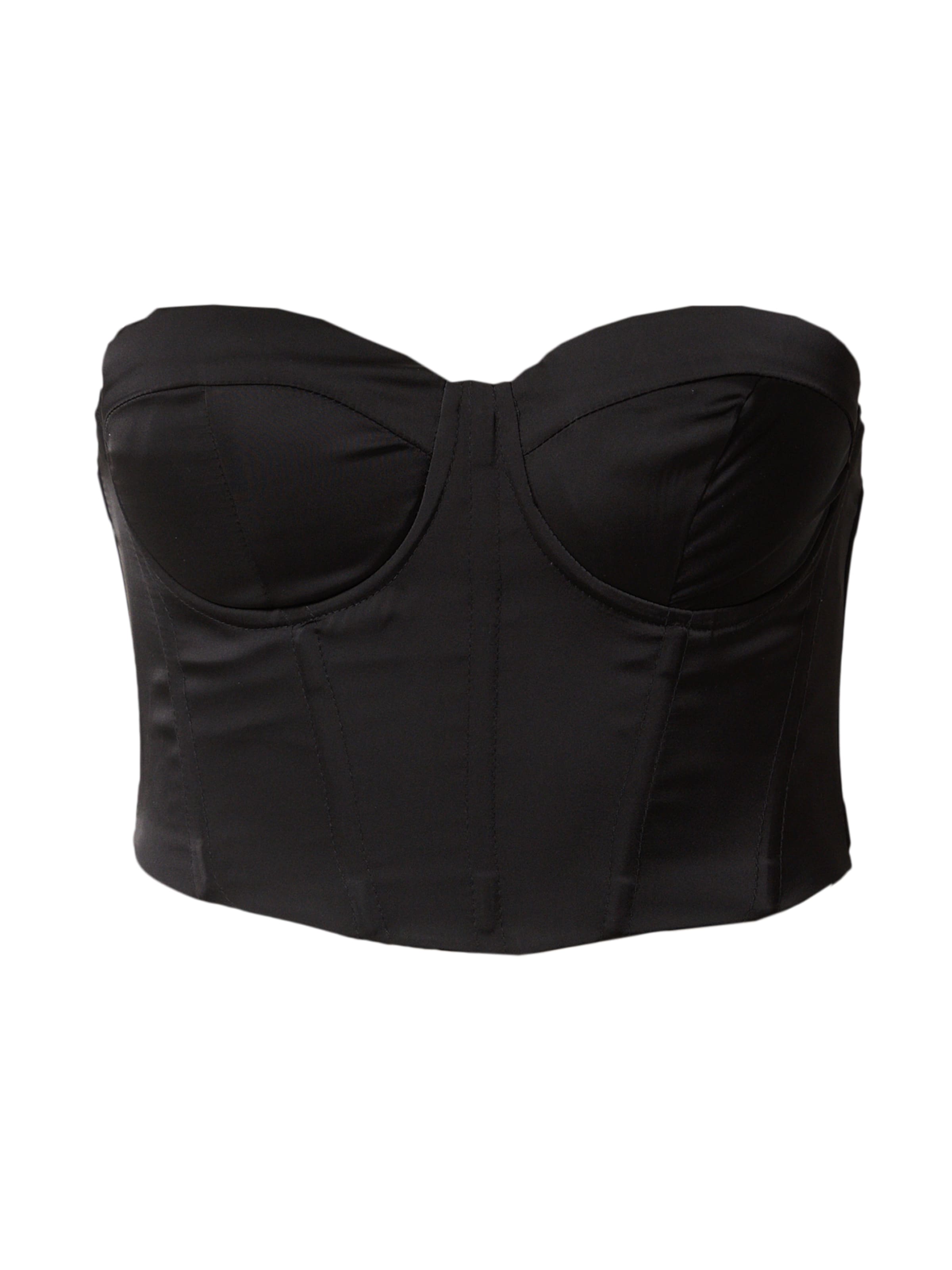 MisspapTop - crna boja: prednji dio