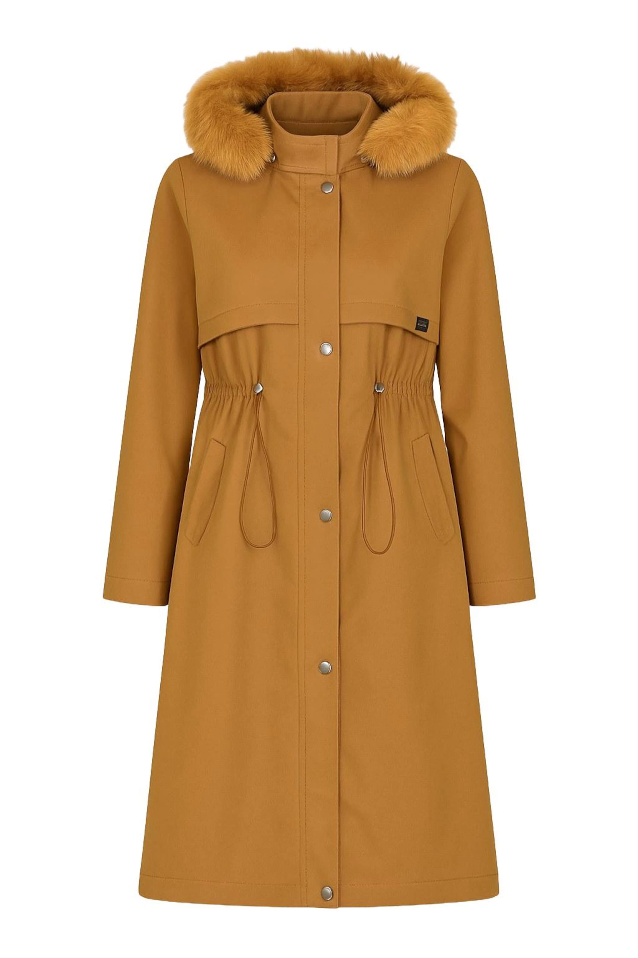 MODAMIHRAM Winter coat in Brown: front