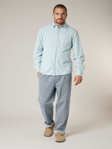 Coupe regular Chemise 'MATCHY' Deeluxe en bleu