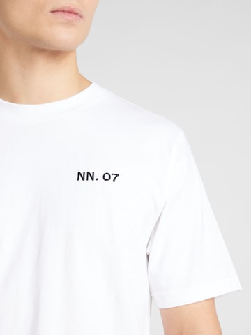 NN07 T-shirt 'Adam' i vit