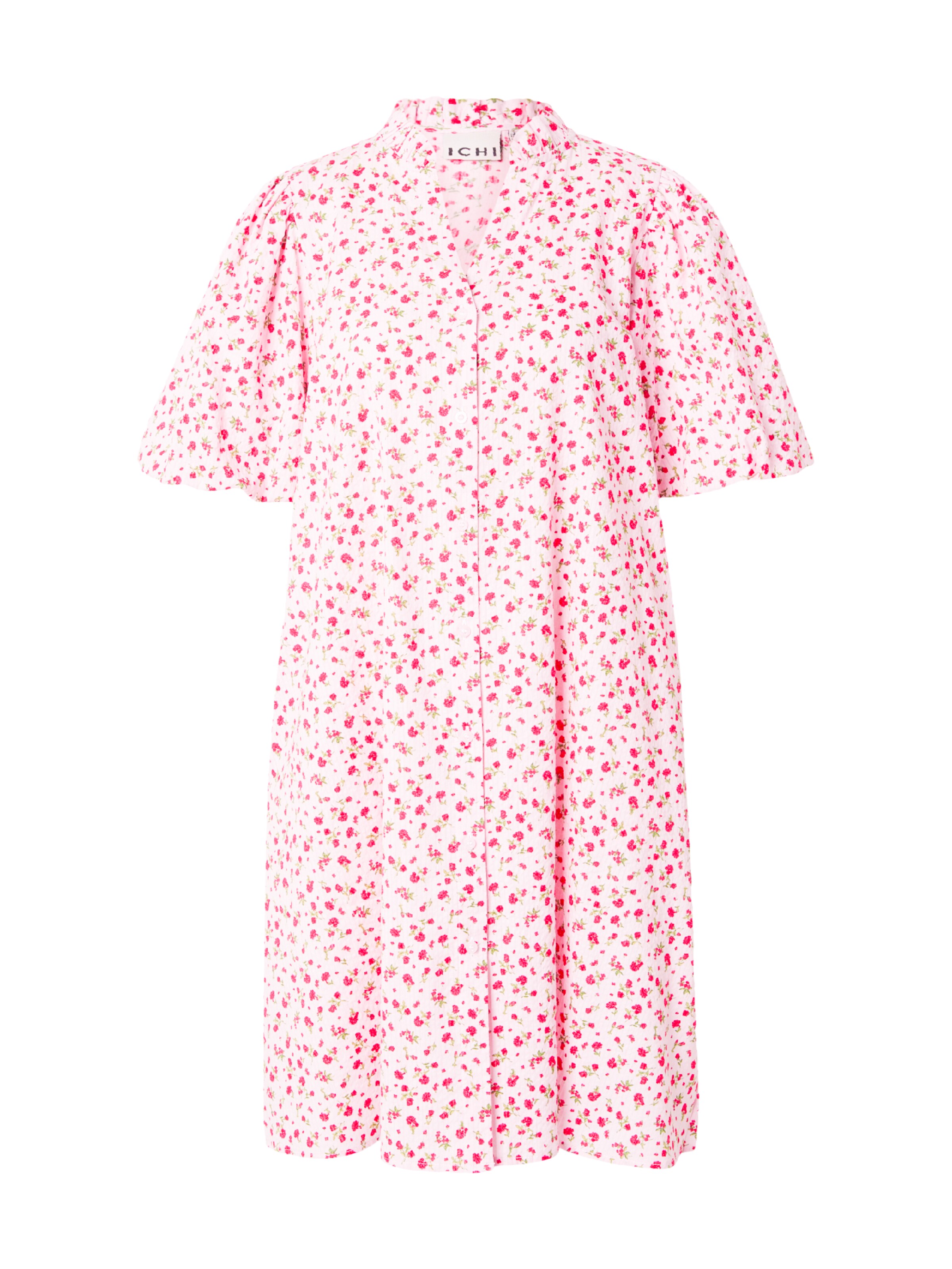 ICHI Skjortklänning 'IHQWIN' i rosa: framsida