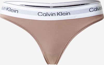 Calvin Klein Underwear Stringid tumebeež / must / valge, Tootevaade