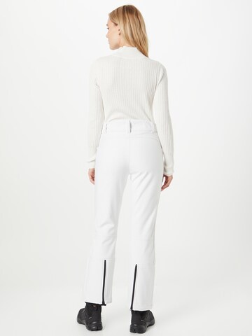KILLTEC Flared Outdoor trousers 'Thônes' in White