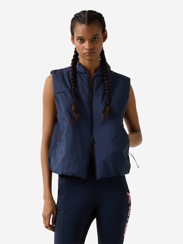 Bogner Fire + Ice Weste 'Kaila' in Blau: Vorderseite