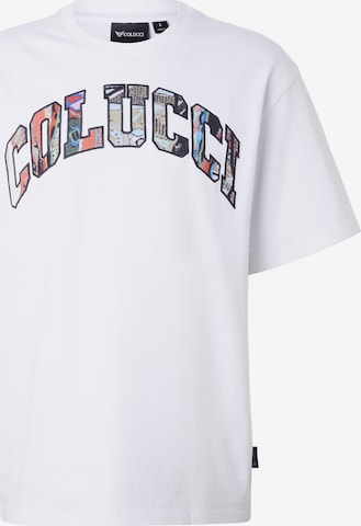 Colucci Футболка 'College' в Белый: спереди