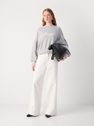 BOSS Majica 'C_Easton' | siva barva