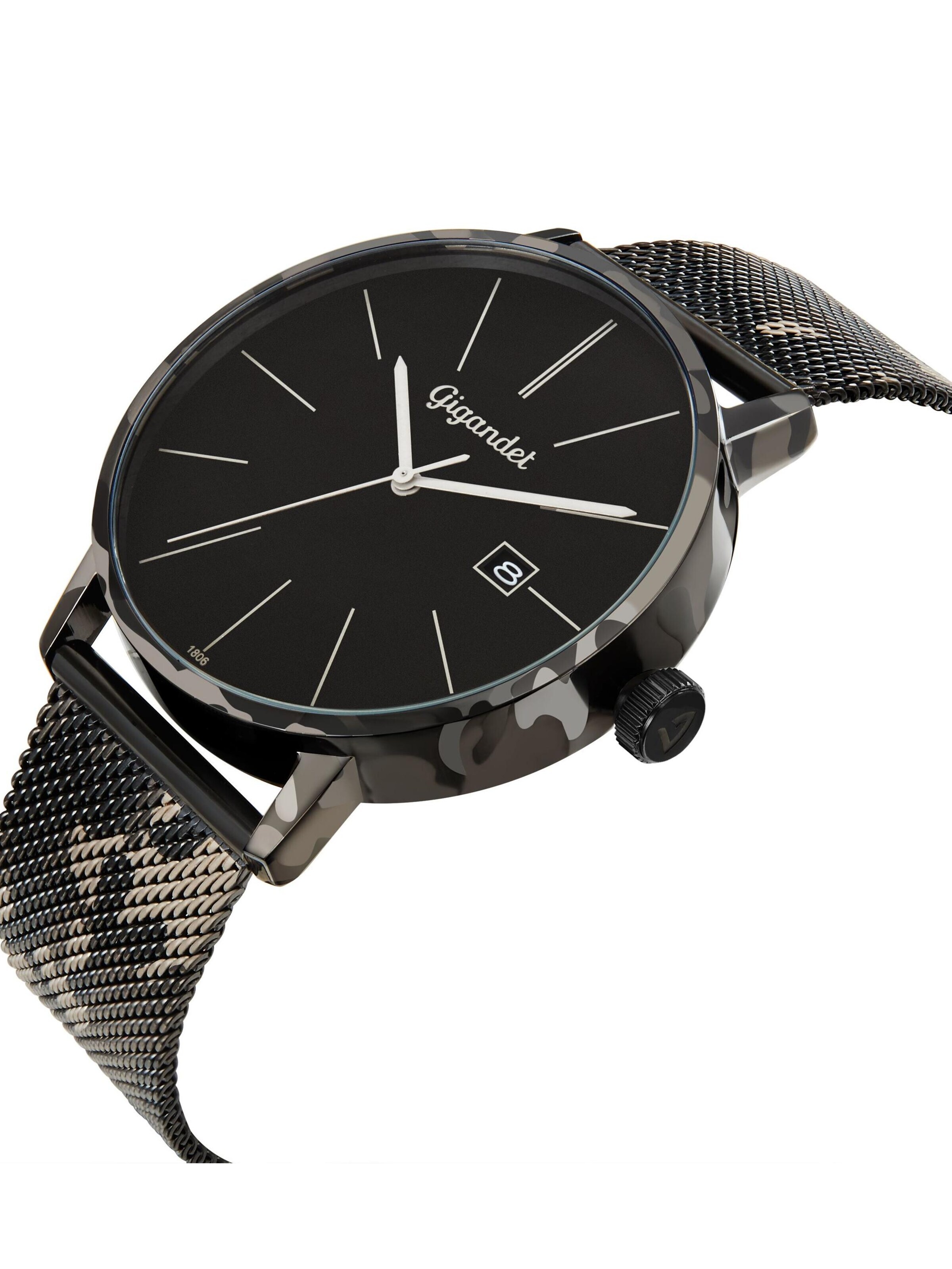 Gigandet Analog Watch 'MINIMALISM' in Black