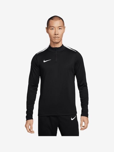 NIKE Athletic Sweatshirt in Black / White, Item view