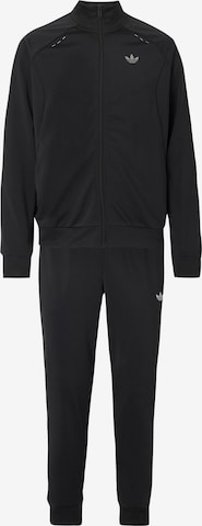 ADIDAS ORIGINALS Joggingová súprava 'TECH ESS' - Čierna: predná strana