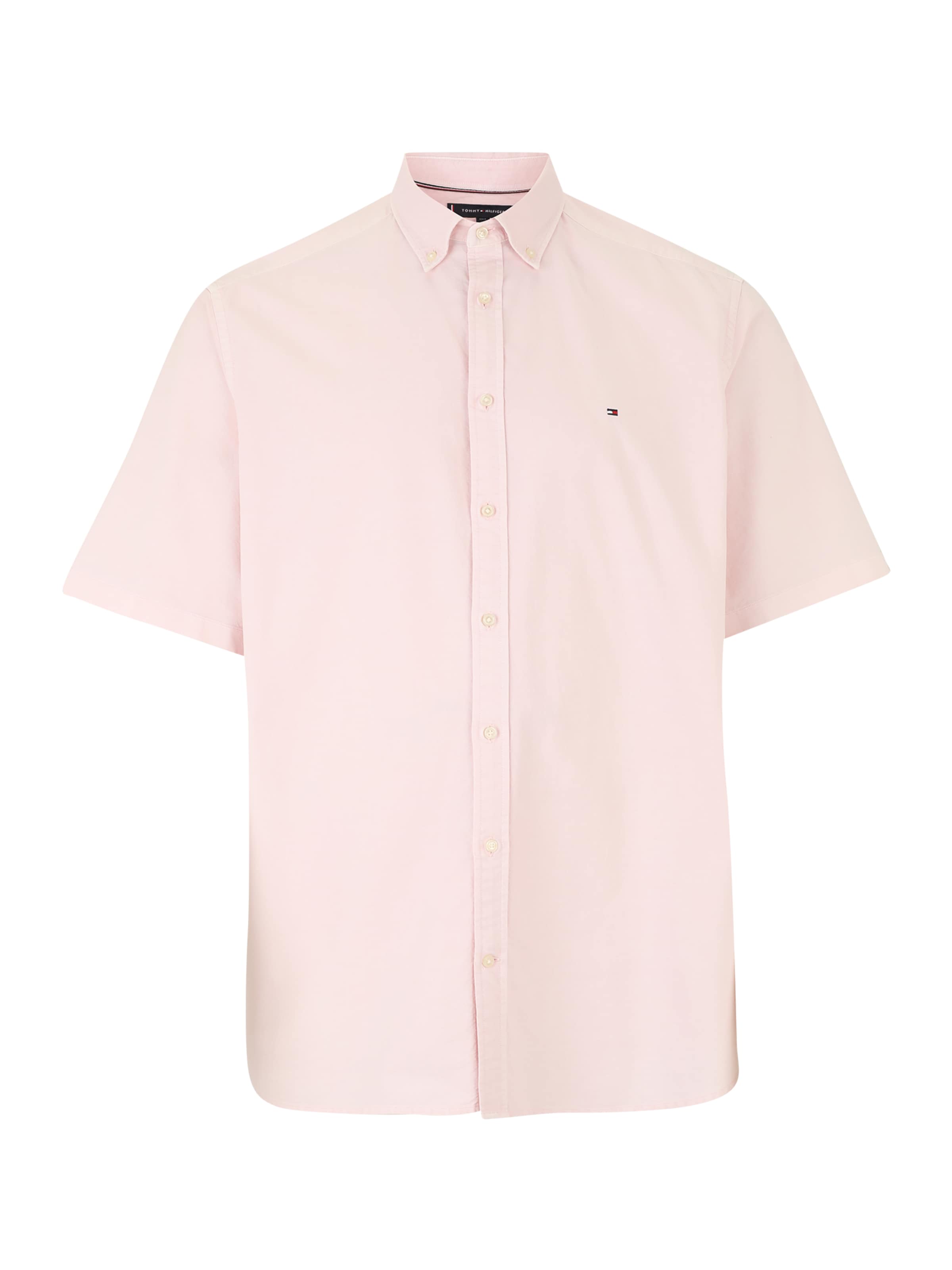 Tommy Hilfiger Big & Tall Рубашка в Ярко-розовый: спереди