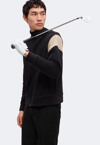 BOSS Sports sweat jacket 'Union Skaz' in Black: side