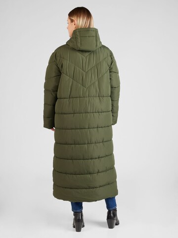 Manteau d’hiver 'DALCON' Noisy May Curve en vert